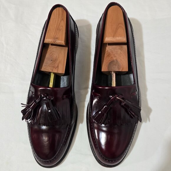 Bruno Magli Made in Italy Vino Burgandy Leather Men\'s Dress Loafer - US 8M main image 9